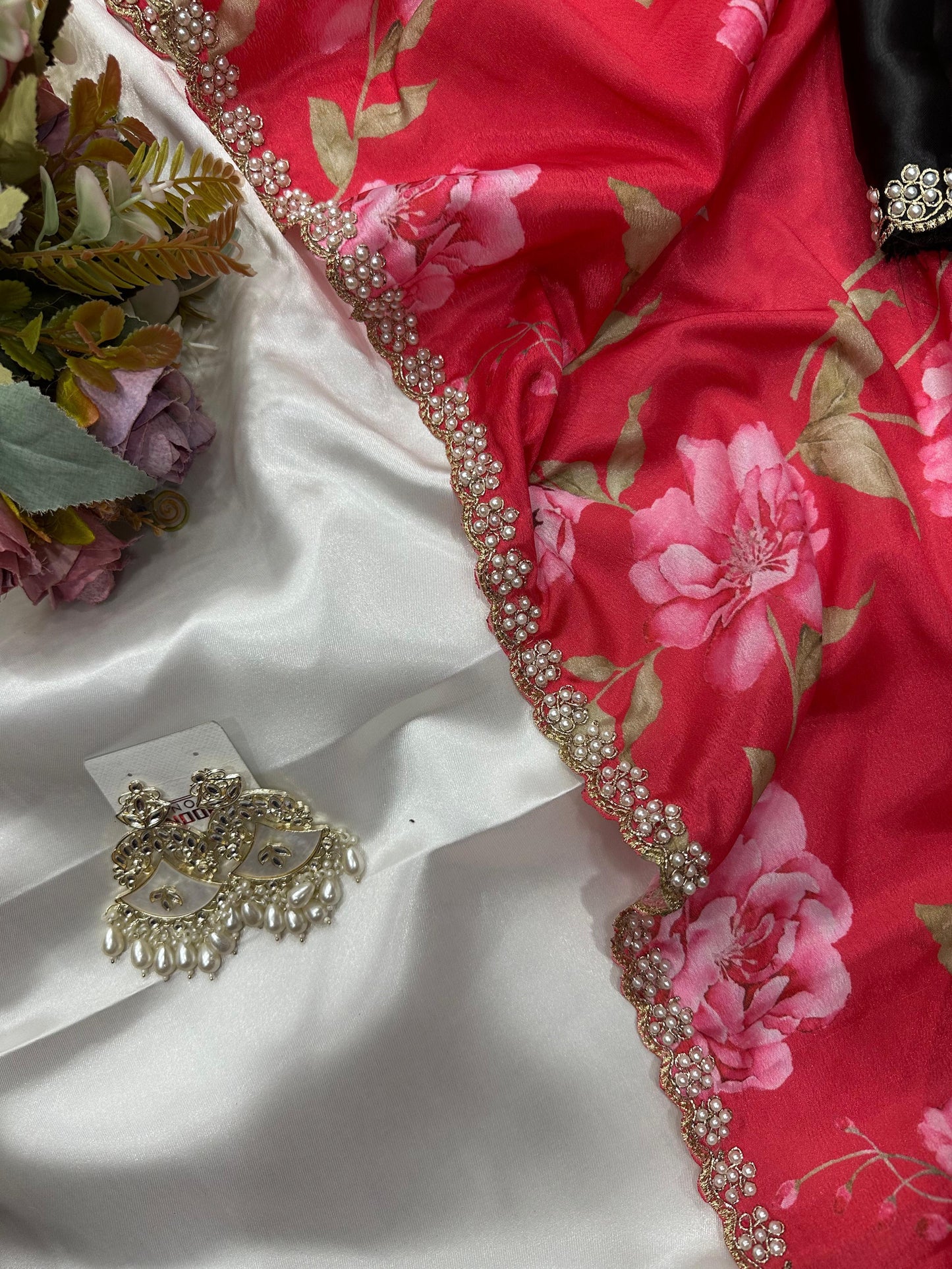 32_New demanded moti work printed saree