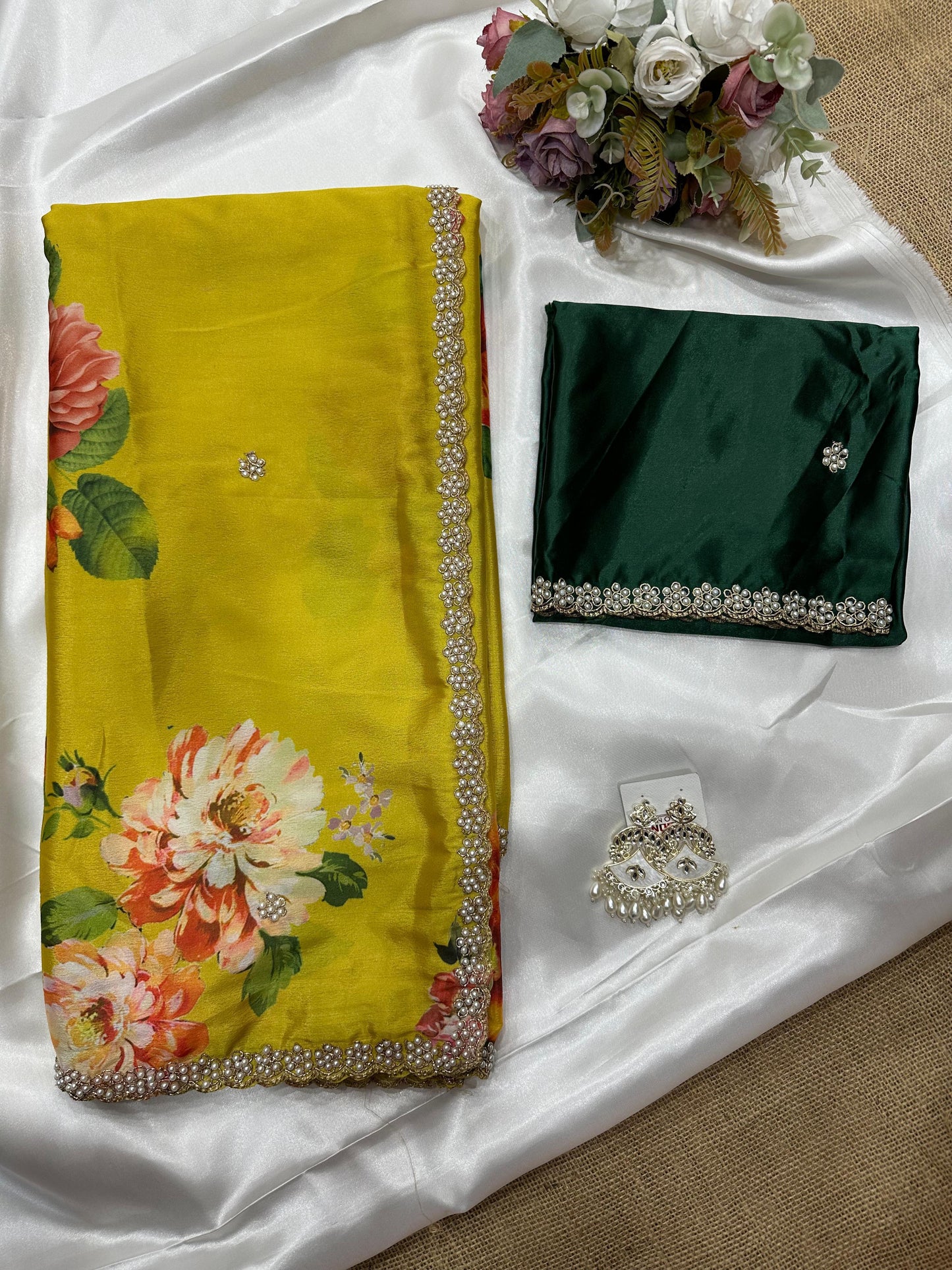 32_New demanded moti work printed saree