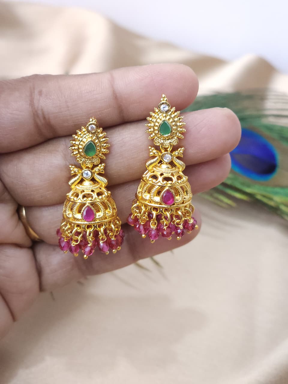 56_Premium Golden Jumka