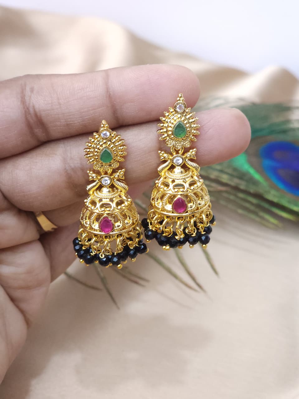 56_Premium Golden Jumka